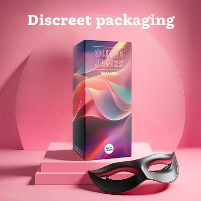 Premium Dual-Motor Rabbit Wand Vibrator with 14 Tapping and Vibration Modes - Waterproof Silicone G-Spot and Clitoral Stimulator