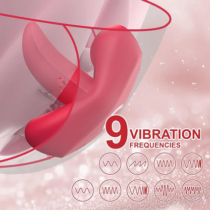 Butterfly Tongue Lick Vibrator with App Remote Control - 9 Modes G-Spot & Clitoral Stimulator