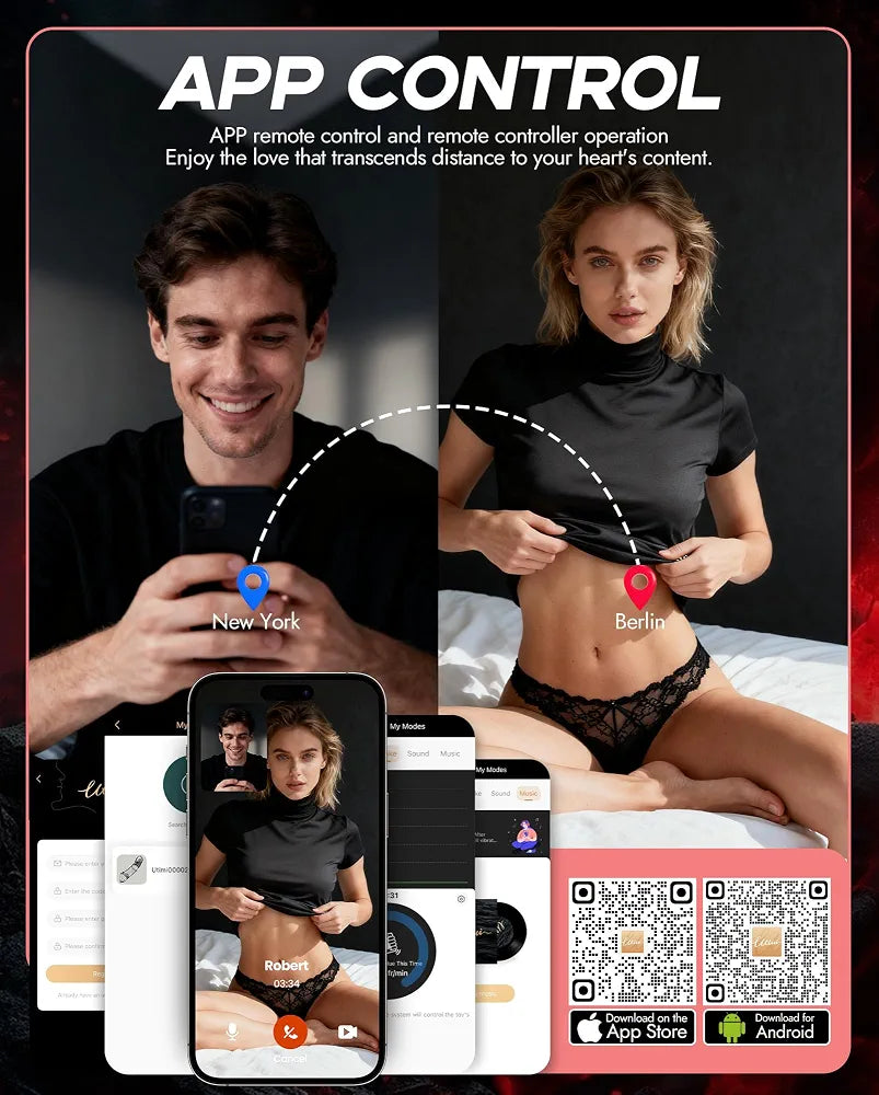 9.6" Fantasy Monster Thrusting & Vibrating Dildo with App Remote Control