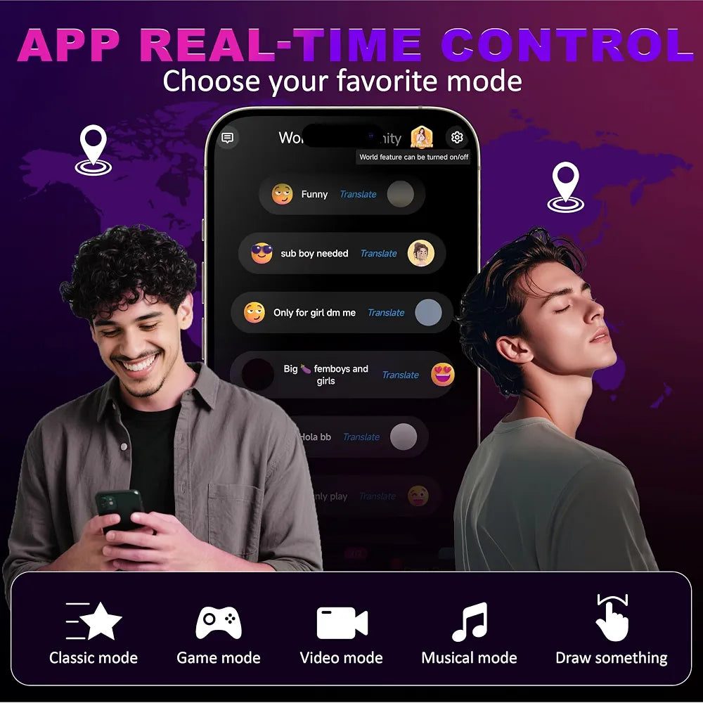 App-Controlled Dual-Action Prostate Massager and Thrusting Anal Vibrator