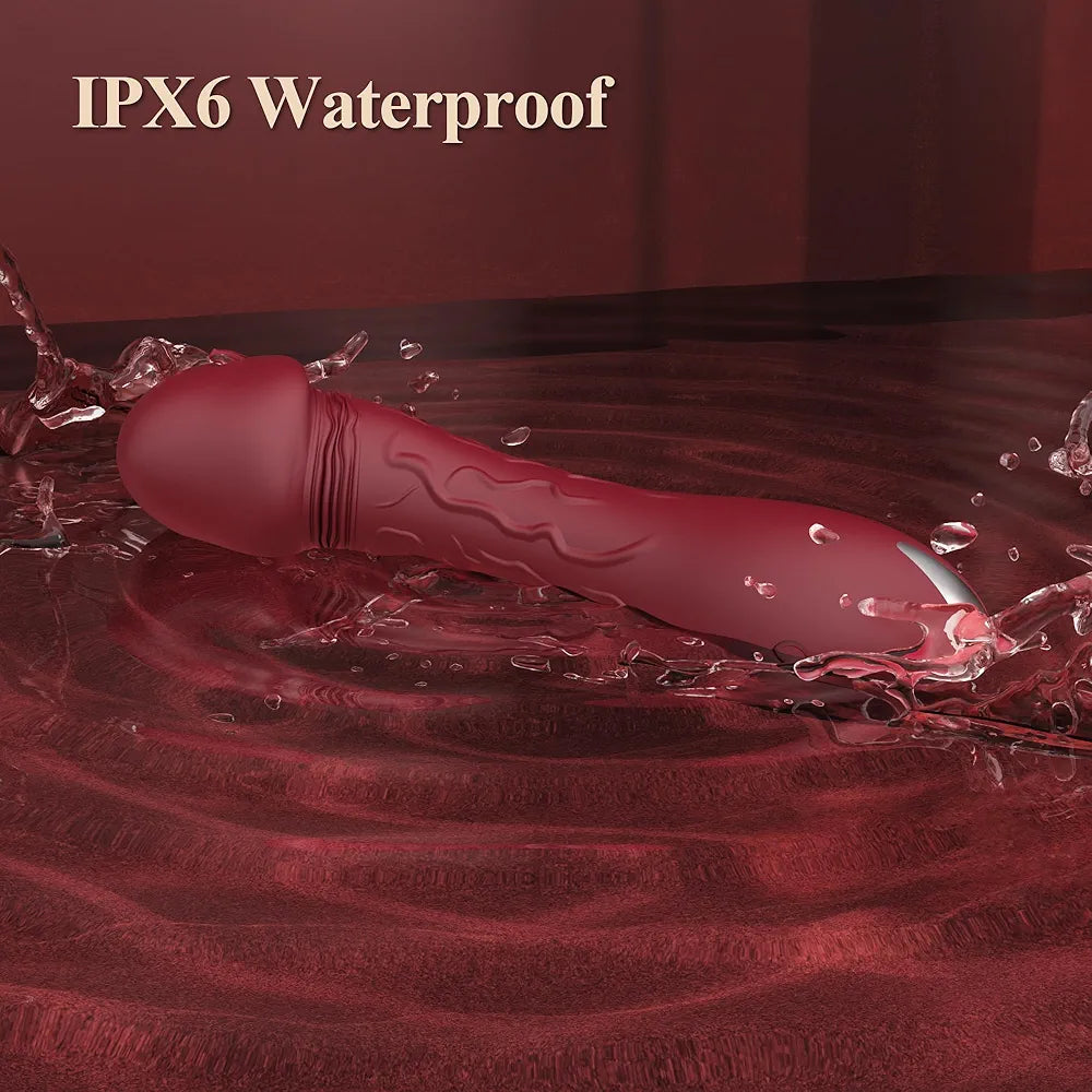 4.7-Inch Realistic G-Spot Vibrator with 10 Vibration Modes for Clitoral Stimulation