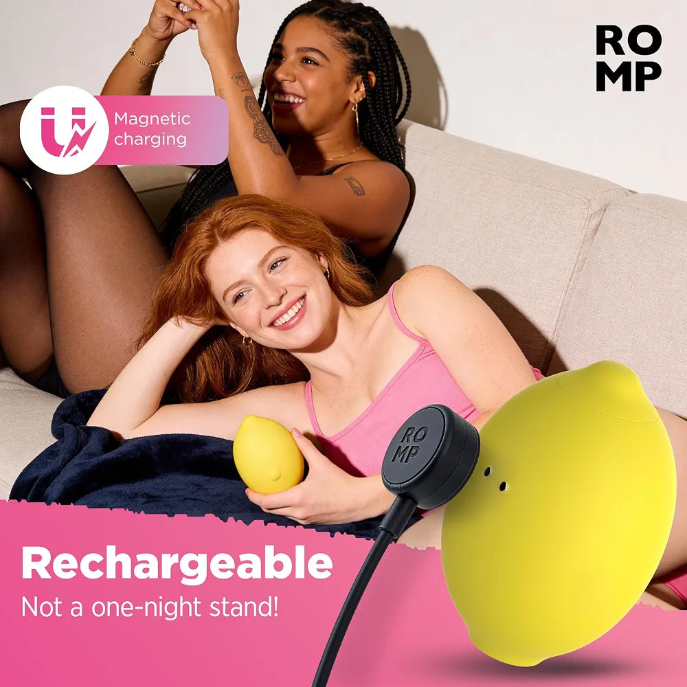 ROMP Lemon Clitoral Suction Massager - 10-Mode Discreet Pleasure Toy