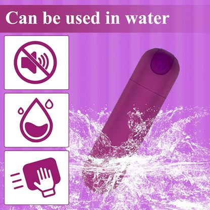 Premium Cordless Handheld Massager with 10 Vibration Modes - Quiet & Portable Travel Design