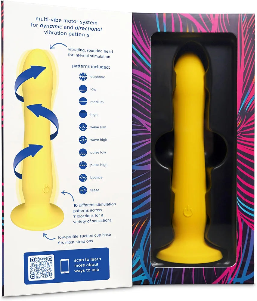 PlusOne Advanced Thrusting Vibrating Dildo with Suction Base and Multi-Mode Stimulation