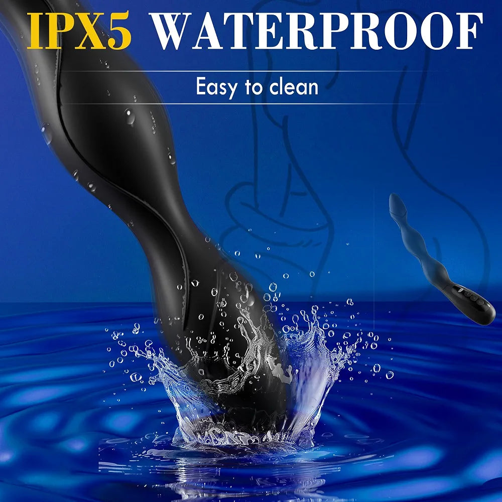 Advanced Multi-Mode Prostate Massager with Heating, Vibration, and Electric Stimulation