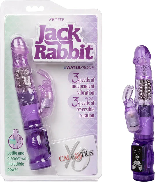 CalExotics Petite Jack Rabbit Dual-Stimulation Vibrator - Purple
