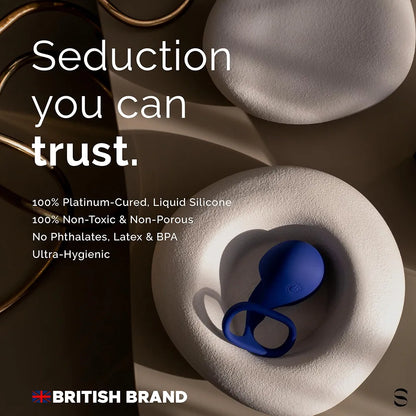 SEDUCTIFY Platinum Silicone Mini G-Spot Vibrator - 7 Modes, Waterproof & Travel-Friendly
