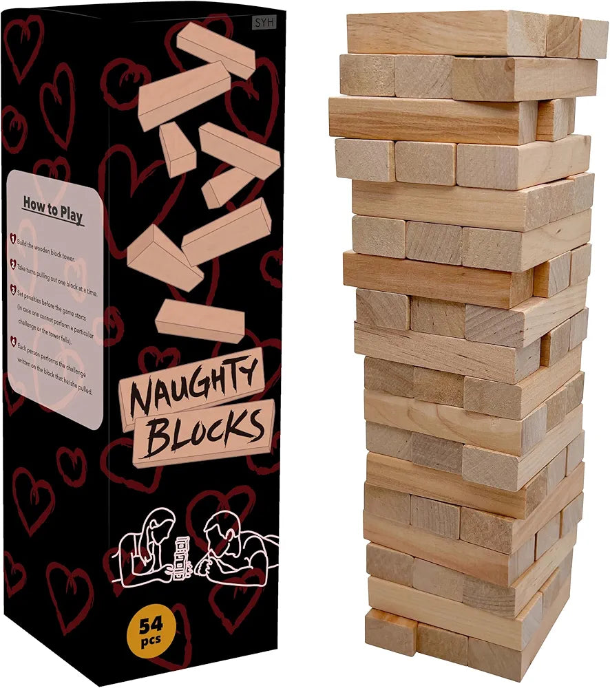 Intimate Dare Tower: 54 Flirty Challenges for Couples Date Night