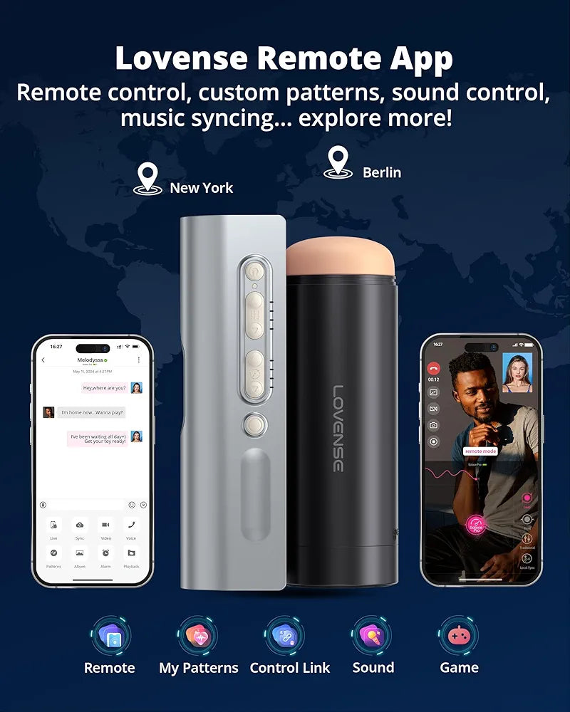 Lovense Solace Pro: Automatic App-Controlled Thrusting Male Masturbator with AI/VR Integration