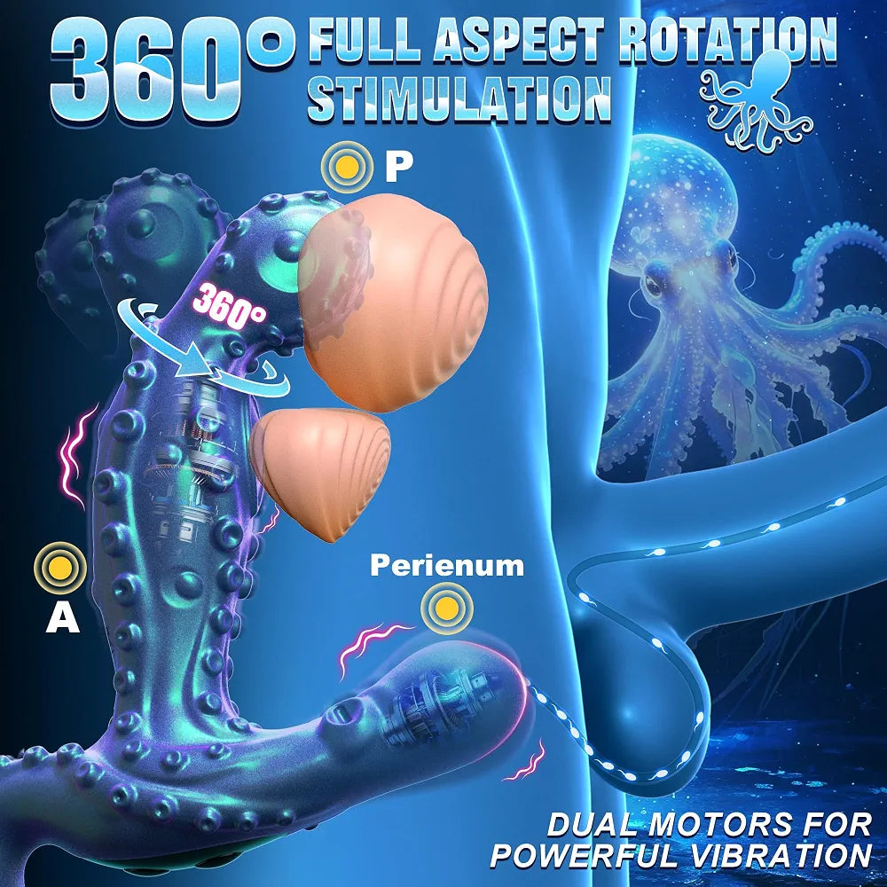 Advanced App-Controlled Rotating Prostate and G-Spot Massager