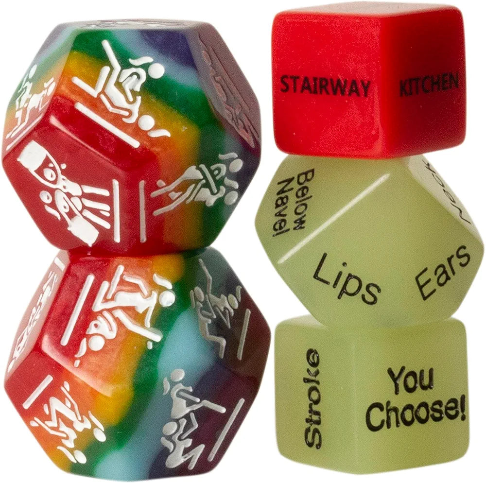 LGBTQ+ Pride Themed Adult Sex Dice Game for Couples