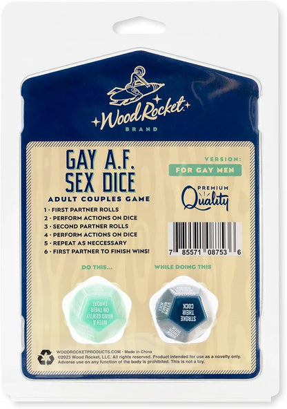 Intimate Decision-Making Dice for Gay Couples: Romantic Adult Game