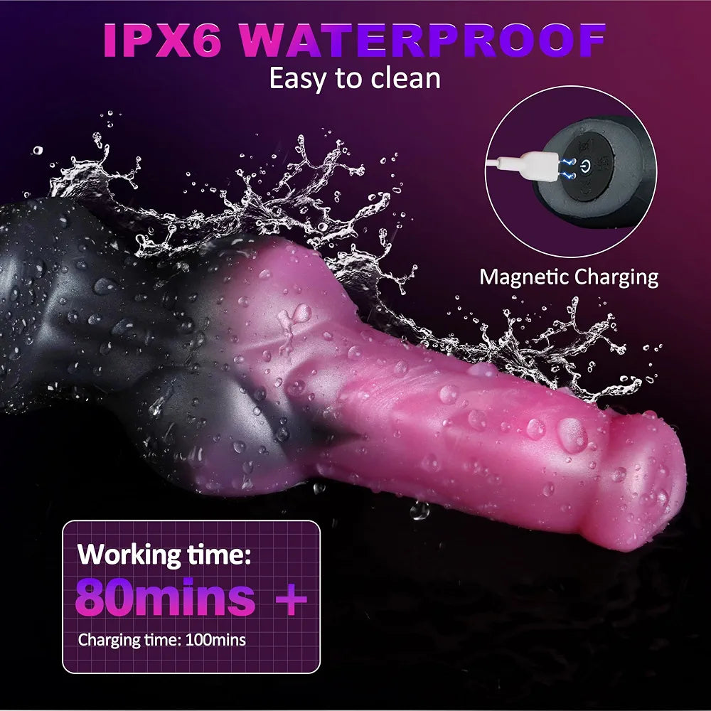 App-Controlled Dual-Action Prostate Massager and Thrusting Anal Vibrator