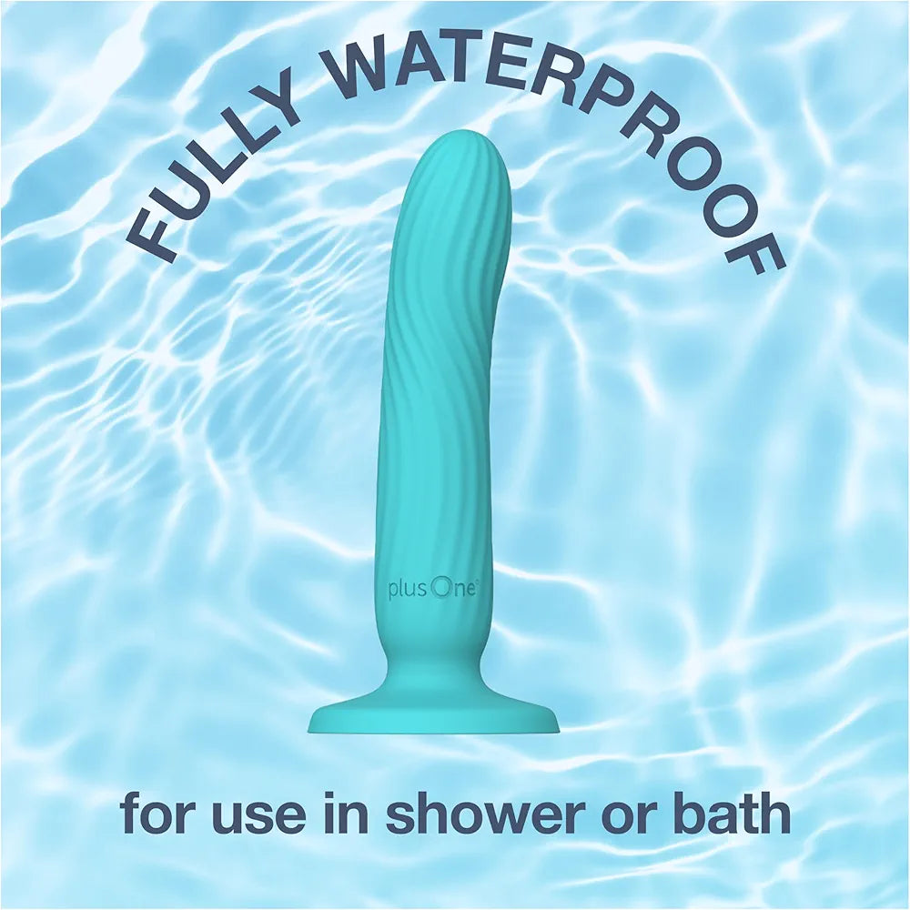 plusOne Dil-lite Internal Stimulator - Ergonomic Flexible Non-Vibrating Silicone Dildo