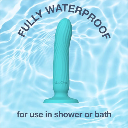 plusOne Dil-lite Internal Stimulator - Ergonomic Flexible Non-Vibrating Silicone Dildo