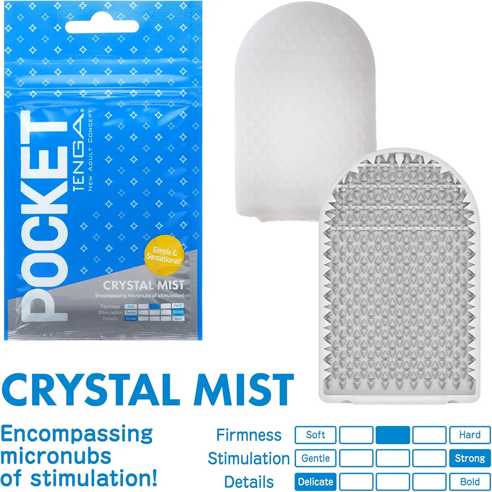 TENGA Pocket Series 6-Pack Disposable Masturbator Sleeves - Variety Set for Men