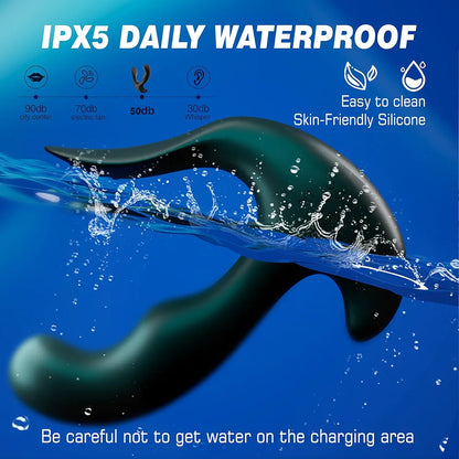 Advanced Remote-Controlled Prostate Massager with 10 Vibration and 5 Stimulation Modes