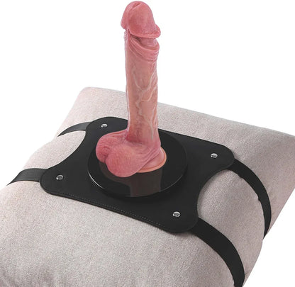 Hands-Free Suction Cup Dildo Mount and Saddle Cushion for Couples