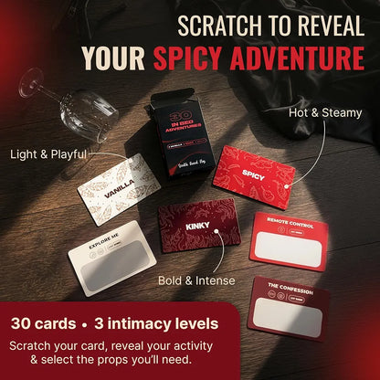 Romantic Couples Adventure Scratch-Off Game & Intimacy Gift Set
