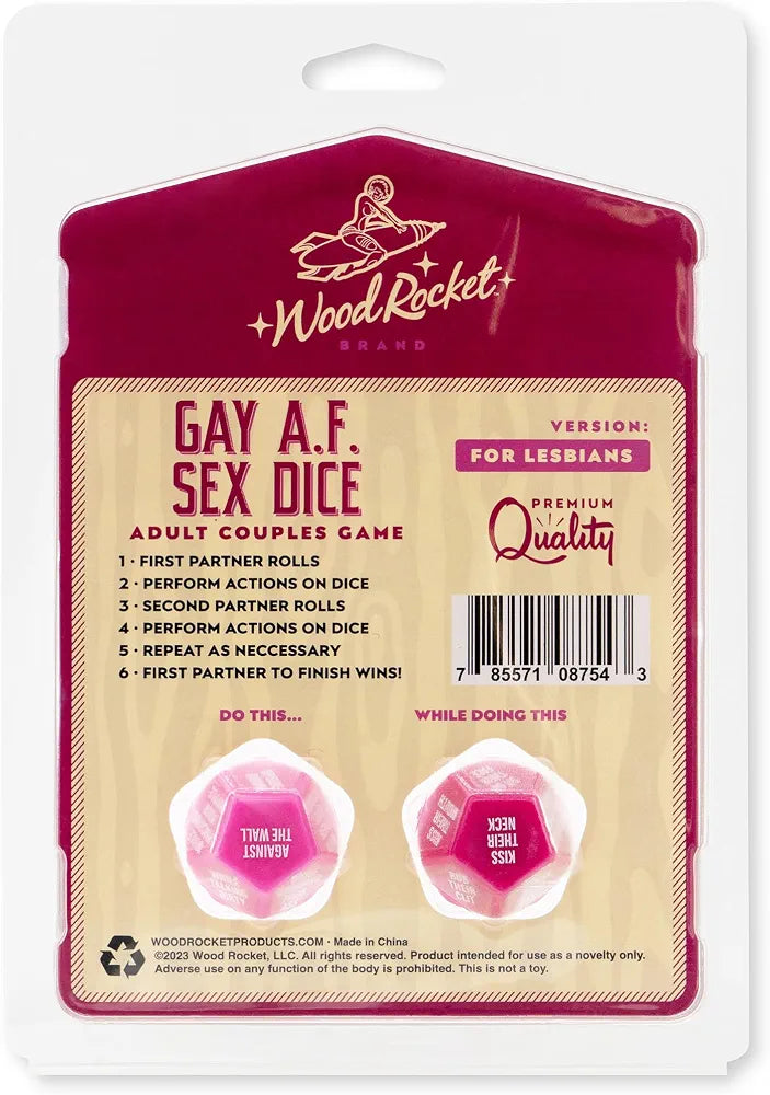 Romantic Lesbian Couple's Decision-Making Dice Game
