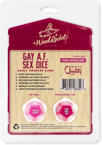 Romantic Lesbian Couple's Decision-Making Dice Game