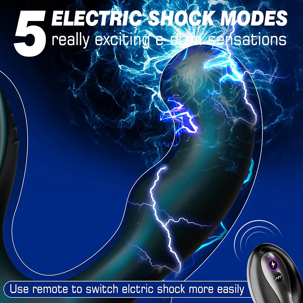 Advanced Remote-Controlled Prostate Massager with 10 Vibration and 5 Stimulation Modes
