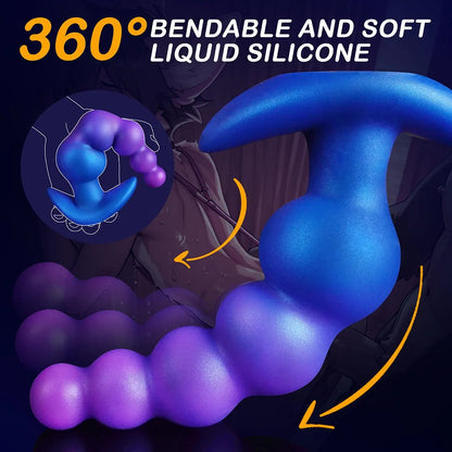 10-Mode Silicone Vibrating Anal Beads and Prostate Massager