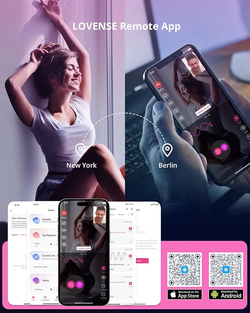 LOVENSE Flexer Wearable App-Controlled Butterfly Vibrator for Clitoral and G-Spot Stimulation
