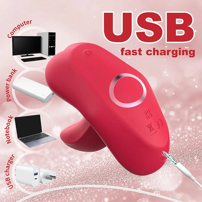 Butterfly Tongue Lick Vibrator with App Remote Control - 9 Modes G-Spot & Clitoral Stimulator