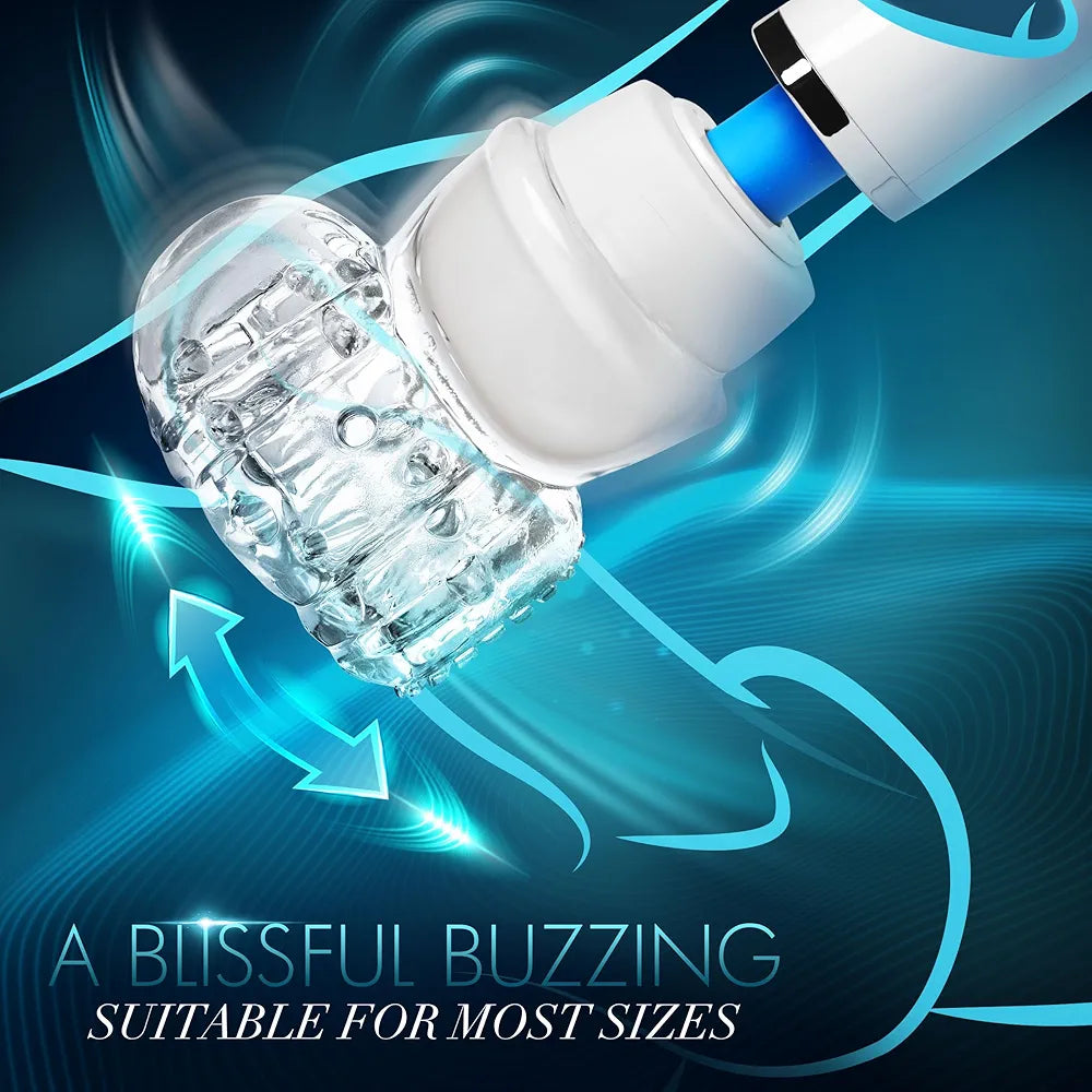 Wand Essentials Vibra Cup Masturbator Attachment for Wand Massagers