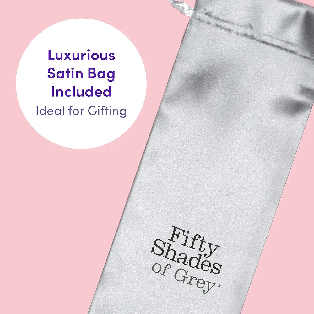 Fifty Shades of Grey Slimline Silicone G-Spot Rabbit Vibrator - 9 Vibration Modes, 3 Speeds, Rechargeable & Waterproof