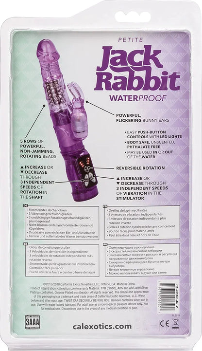 CalExotics Petite Jack Rabbit Dual-Stimulation Vibrator - Purple