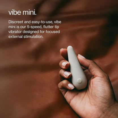 Maude Flutter 5-Speed Platinum Silicone Mini Bullet Vibrator