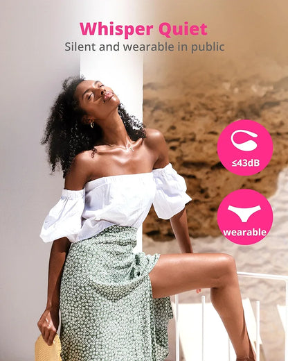 Lush 3 Wearable Remote-Controlled G-Spot Vibrator with Bluetooth App Connectivity