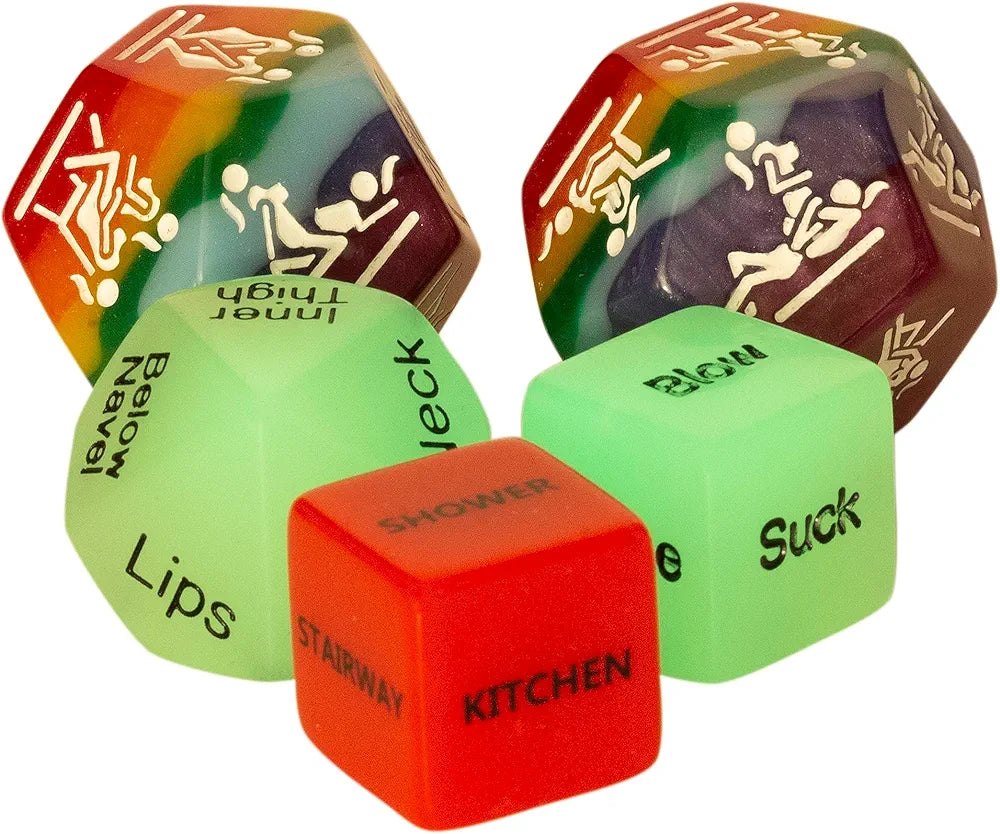 LGBTQ+ Pride Themed Adult Sex Dice Game for Couples