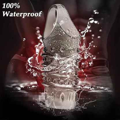 5-Piece Silicone Penis Sleeve and Cock Ring Set for Enhanced Performance and Girth
