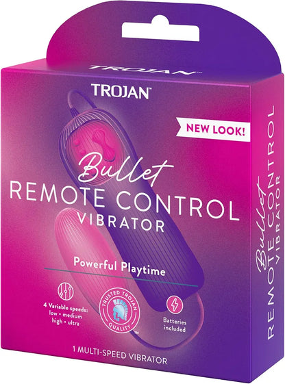 Trojan Vibrations Premium Vibrating Bullet Personal Massager - Discreet and Powerful
