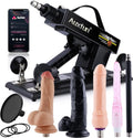 AUXFUN Automatic Thrusting Sex Machine with Bluetooth App Control and 6 Interchangeable Attachments