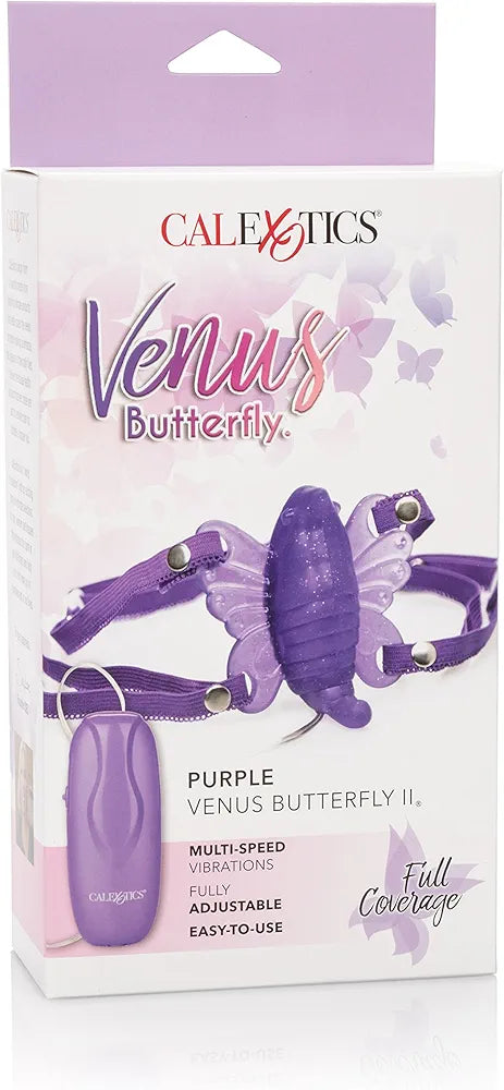Venus Butterfly Ornament - Deep Purple Finish