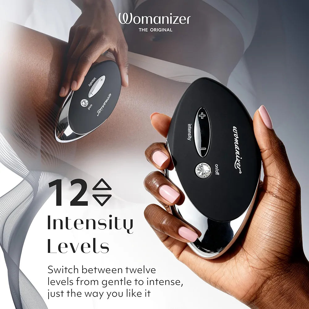 Womanizer W500 Premium Clitoral Suction Vibrator - 12 Intensity Levels, Waterproof Personal Massager