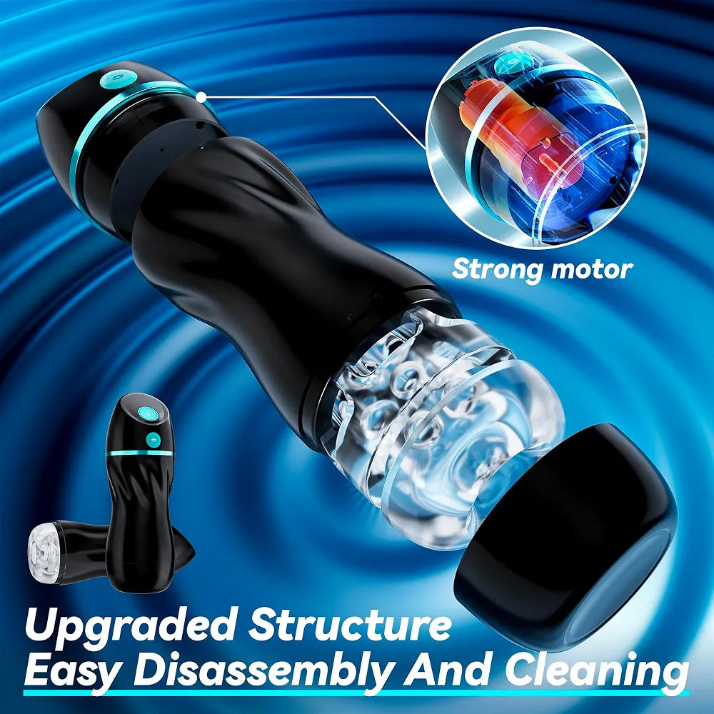 EINSEO AI-Powered Suction Masturbator with 7 Vibration Modes - Realistic Pocket Pussy Adult Toy