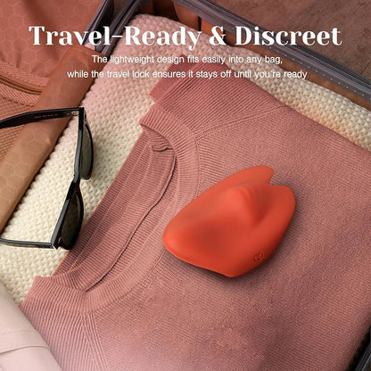Rechargeable Palm-Sized Clitoral Massager with 7 Vibration Modes - Waterproof Discreet Mini Bullet