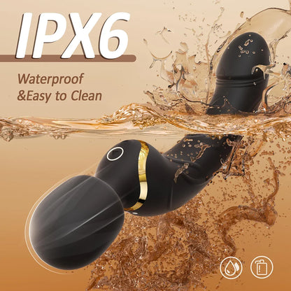 Premium Rechargeable Waterproof Wand Massager with 9 Vibration Modes for Targeted Stimulation