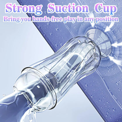 Realistic TPE Male Masturbation Sleeve with Suction Cup and 3D Texture