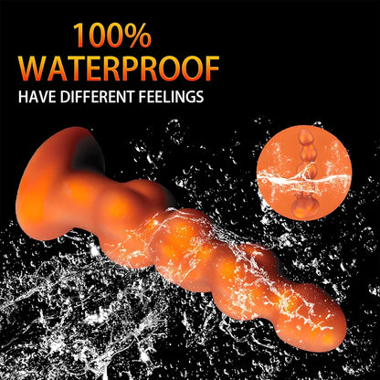 Premium Soft Silicone Graduated Anal Beads and Suction Cup Butt Plug