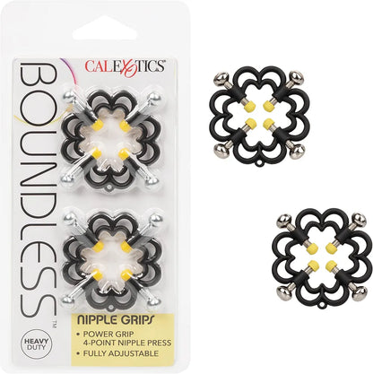 CalExotics Adjustable Nipple Clamps with Silicone Grips