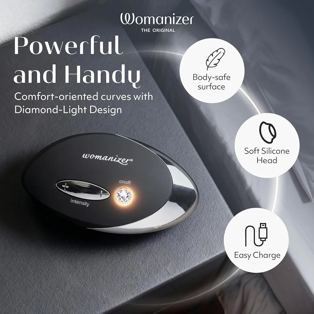 Womanizer W500 Premium Clitoral Suction Vibrator - 12 Intensity Levels, Waterproof Personal Massager