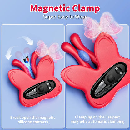 9-Mode Magnetic Vibrating Nipple Clamps for Couples