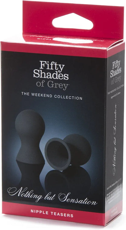 Fifty Shades of Grey Silicone Nipple Stimulation Clamps - 2 Piece Set