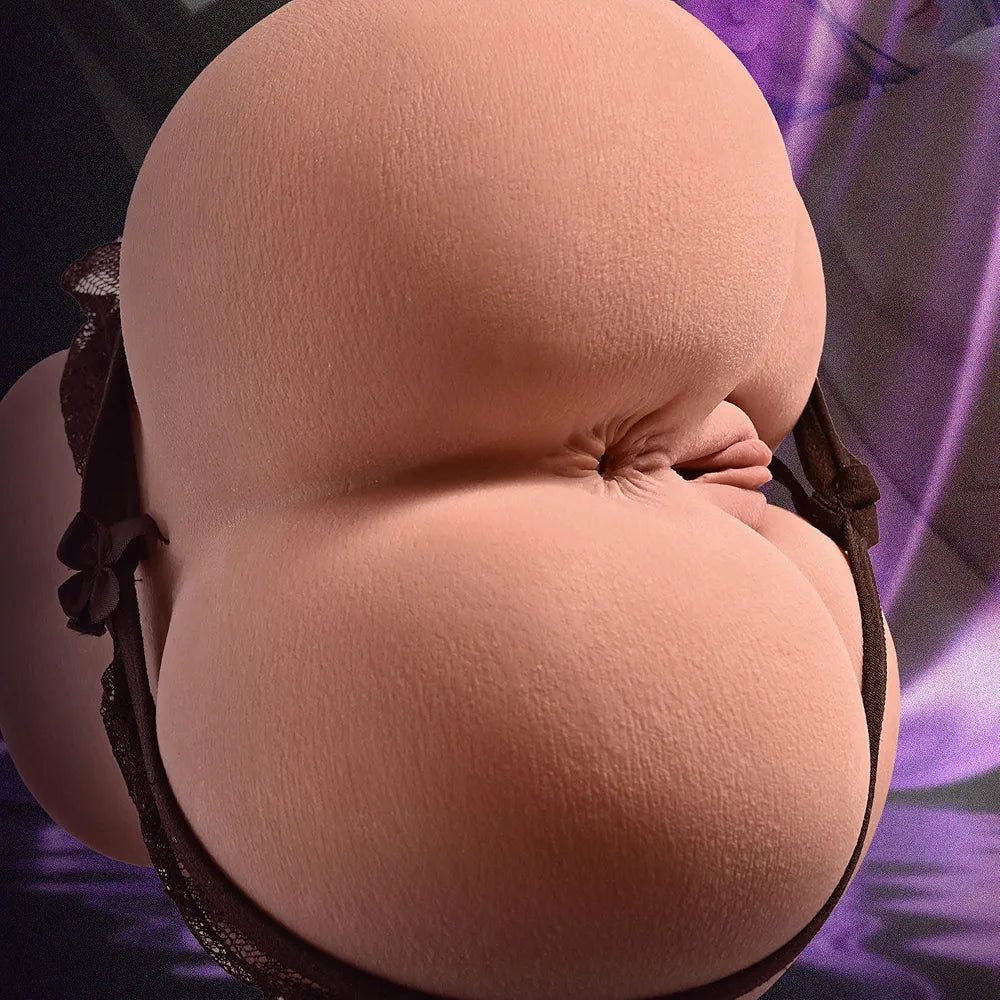 Realistic 7.3LB Male Masturbator with Detailed Vagina and Anal Channels